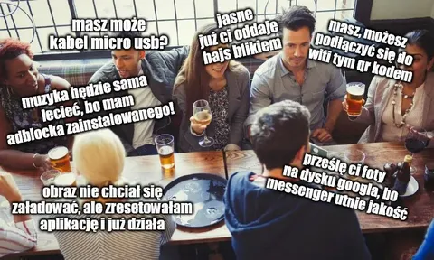 Techniczne problemy przy spotkaniu
