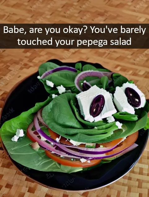 Barely Touched Pepega Salad