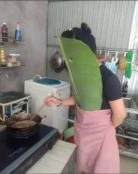 Готовка с банановым щитом