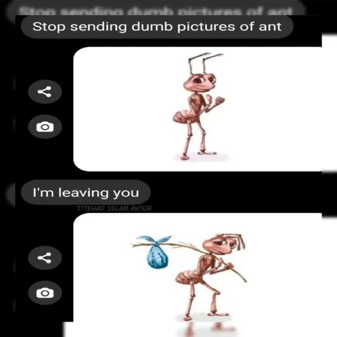 Ant Leaving After Being Asked