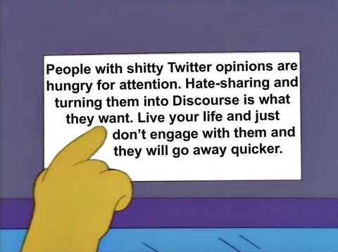 Ignore Bad Twitter Opinions