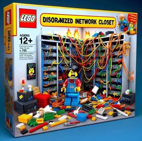 Disorganized Network Closet