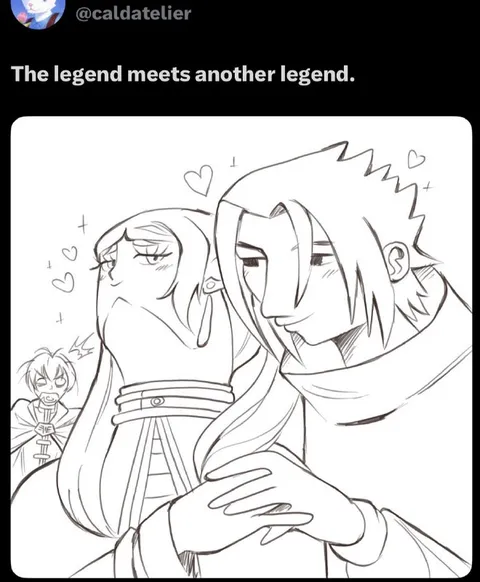 The Legend Meets Another Legend
