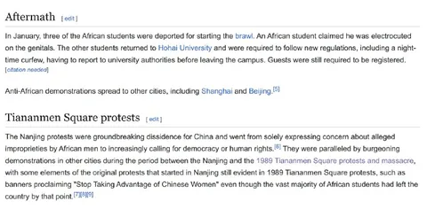 Fabricated Tiananmen Aftermath Article