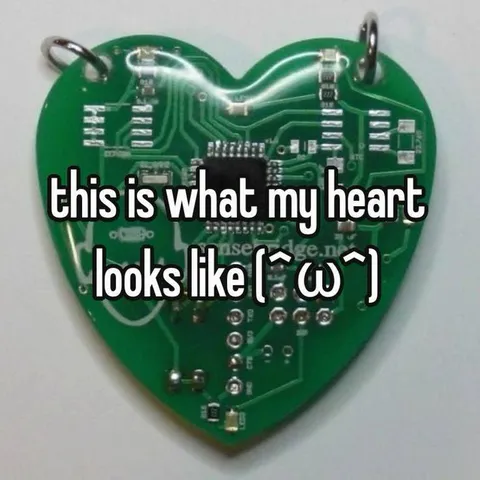 Heart-Shaped Circuit Board