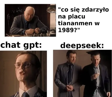 ChatGPT kontra DeepSeek o Tiananmen