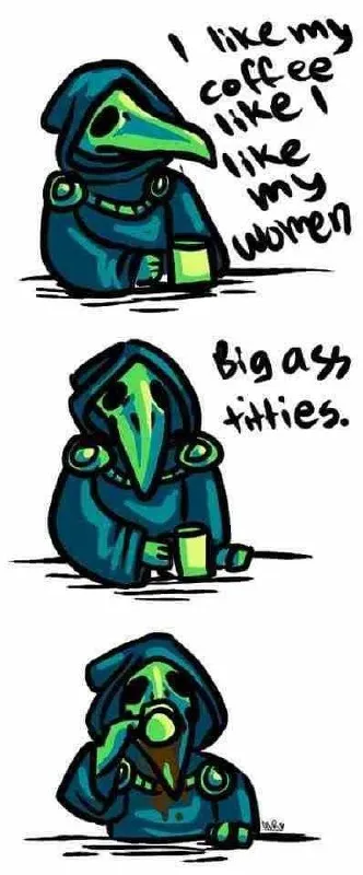 Big Ass Titties Coffee Meme
