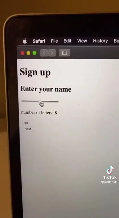 Trying to Enter Your Name