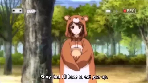 Bear Costume Meets Real Bear