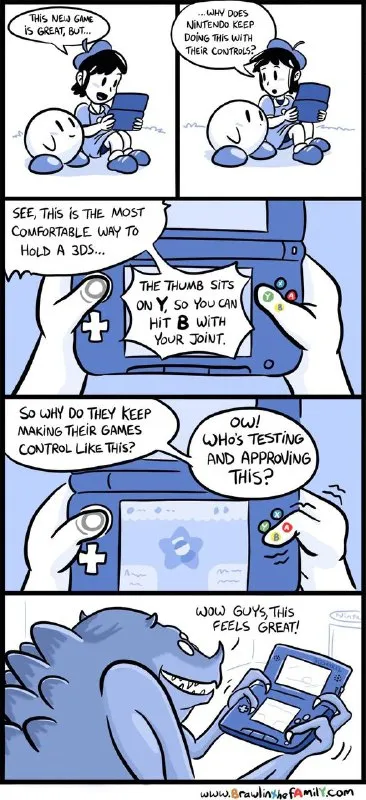 Nintendo 3DS Controls Are Uncomfortable