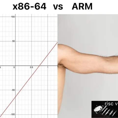 x86-64 vs ARM Graph