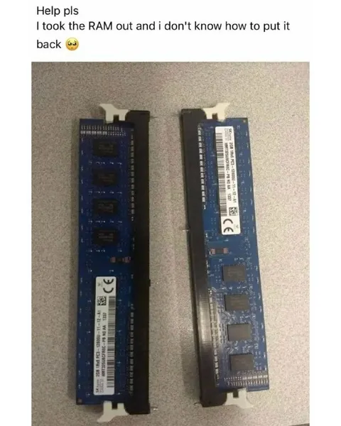 I Took the RAM Out
