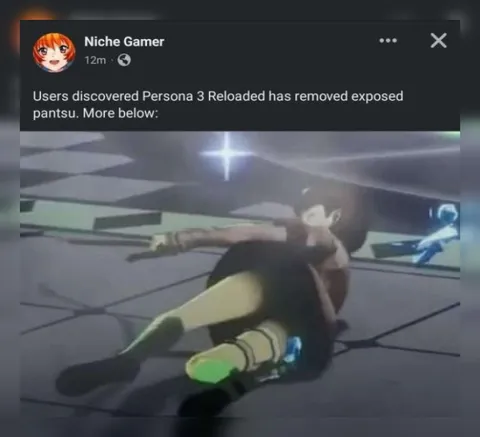 Persona 3 Pantsu Removed