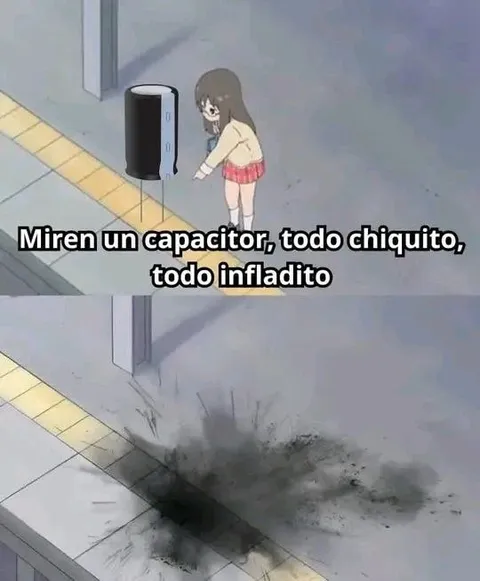 Capacitor pequeño, explosión enorme