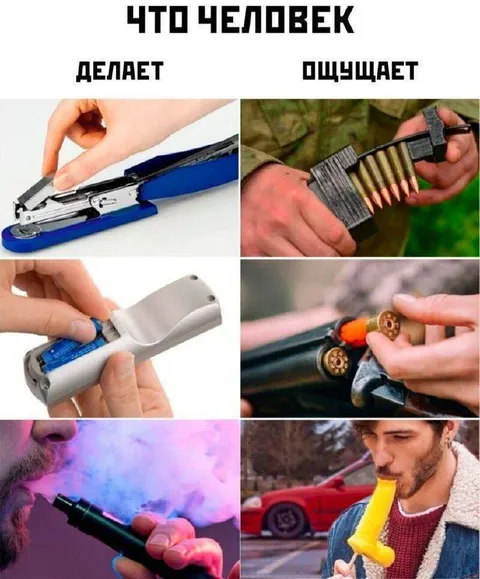 Что человек делает и ощущает