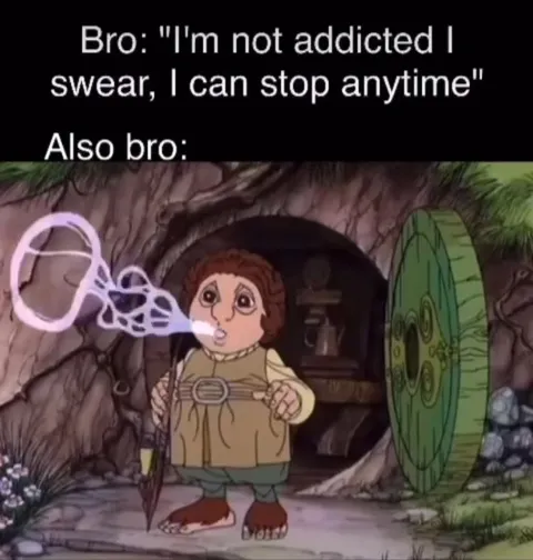 Bro Says He Can Stop Anytime