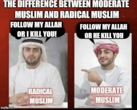 Moderate Muslim vs Radical Muslim