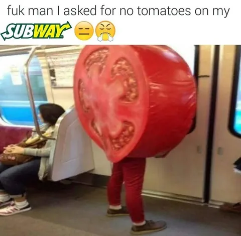 Subway Forgot the No Tomatoes