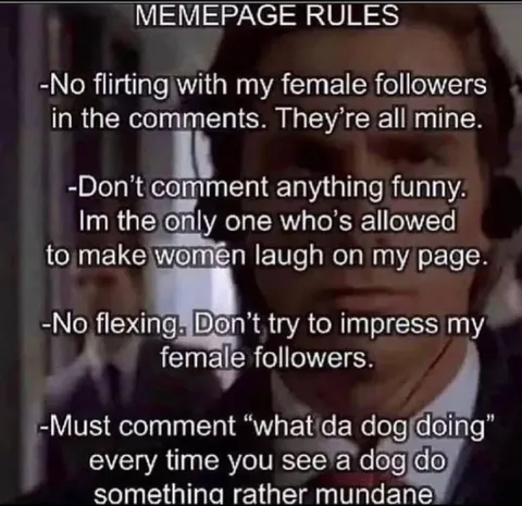 Meme Page Rules