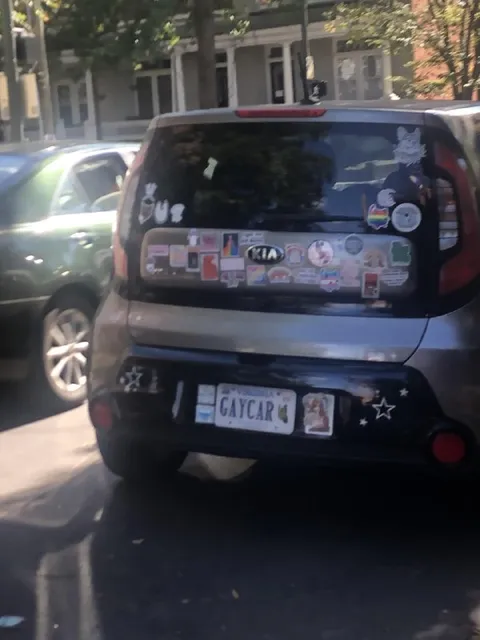 GAYCAR Sticker-Covered Kia