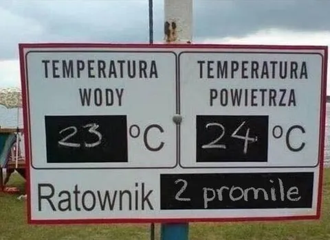 Ratownik z dwoma promilami