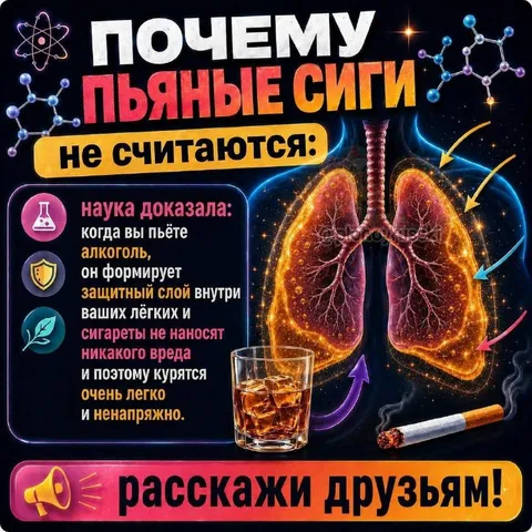 Почему пьяные сиги не считаются