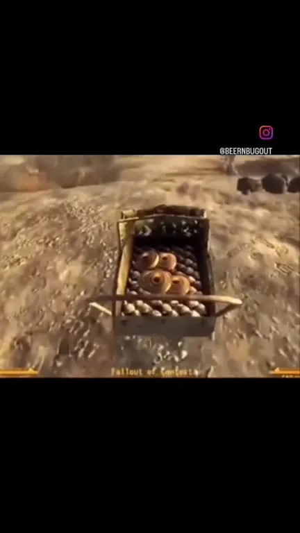 Тележка катится по пустоши