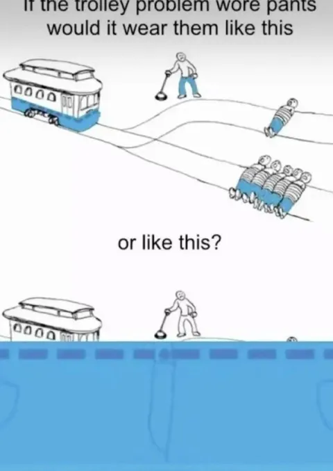 Trolley Problem Pants