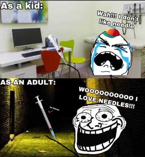 As a Kid vs As an Adult
