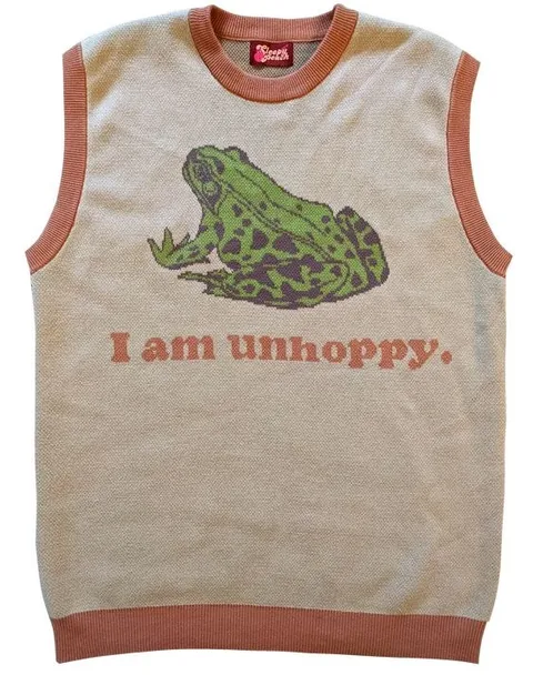 I Am Unhappy Frog Sweater