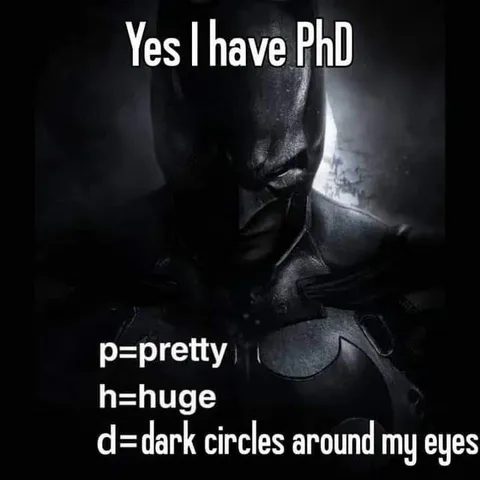 Batman Has a PhD