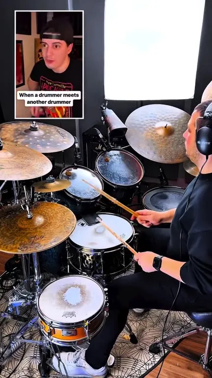 When a Drummer Meets Another Drummer