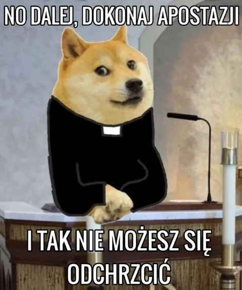Doge ksiądz o apostazji