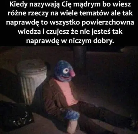 Powierzchowna wiedza i brak talentu