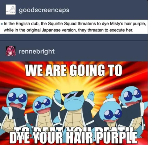 Squirtle Squad Hair Threat
