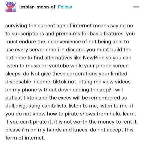 Do Not Accept This Internet