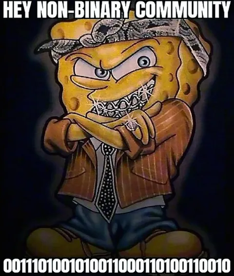 Hey Non-Binary Community SpongeBob