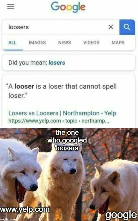 Google Searches for Loosers