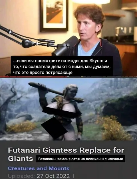 Моды для Skyrim зашли слишком далеко