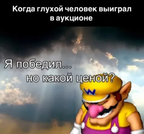 Глухой победитель аукциона