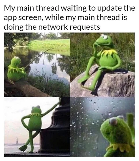 Main Thread Waiting to Update