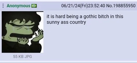 Gothic Bitch in the Sun