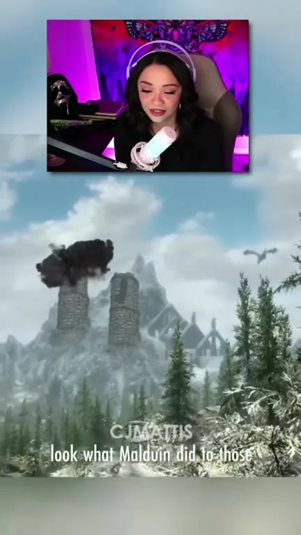 Alduin Hits the South Tower