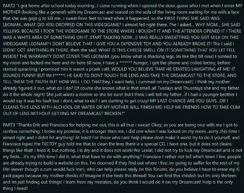 Dreamcast Confession Gone Wrong