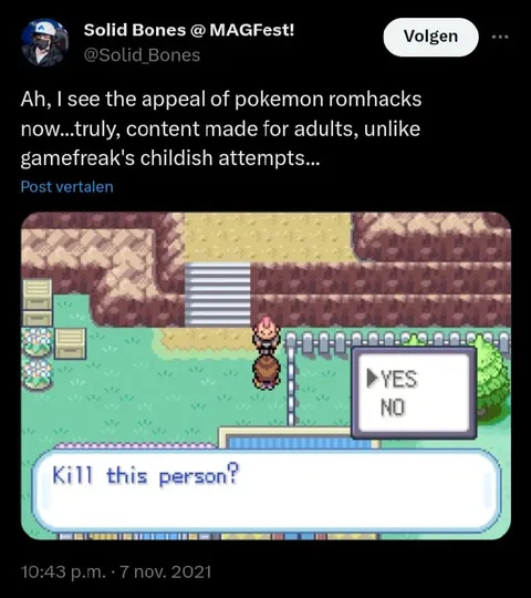 Pokemon Romhack Content for Adults