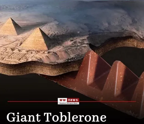 Giant Toblerone Pyramid