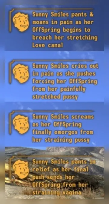 Sunny Smiles Gives Birth