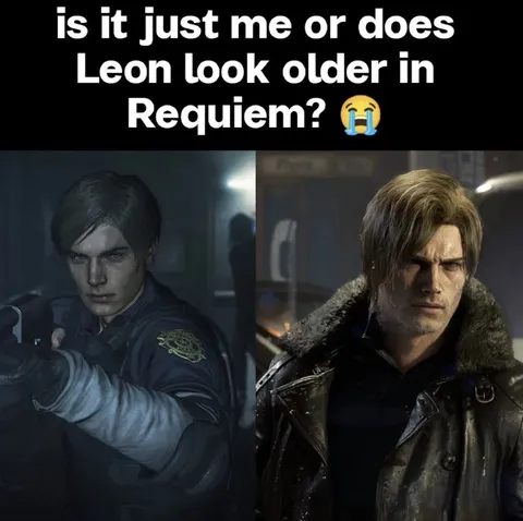 Leon Looks Older in Requiem