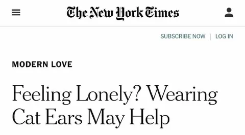 Feeling Lonely? Wear Cat Ears