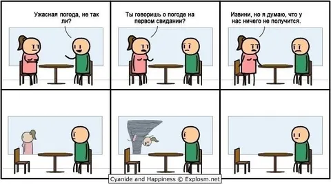 Провальное первое свидание из-за погоды